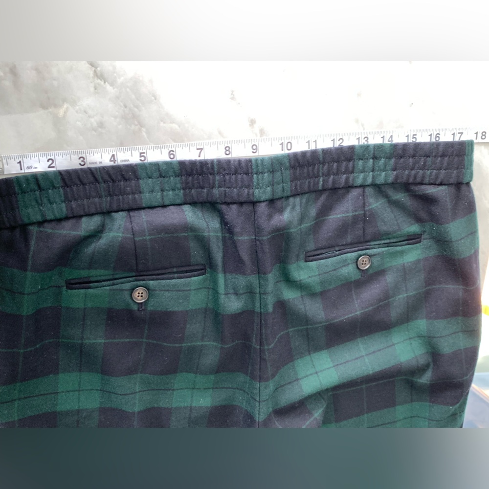 Talbots Lined Wool Blend Tartan Plaid Pants 12 - Picture 8 of 8